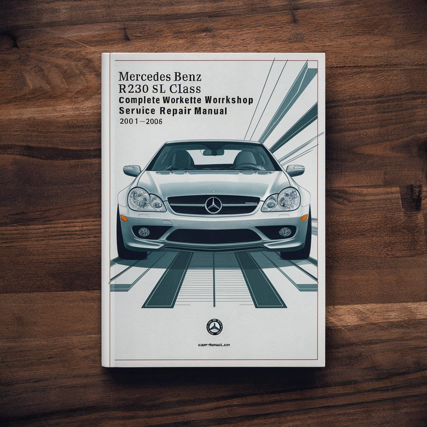 Manual completo de servicio y reparación del taller Mercedes Benz R230 SL Class 2001 2002 2003 2004 2005 2006