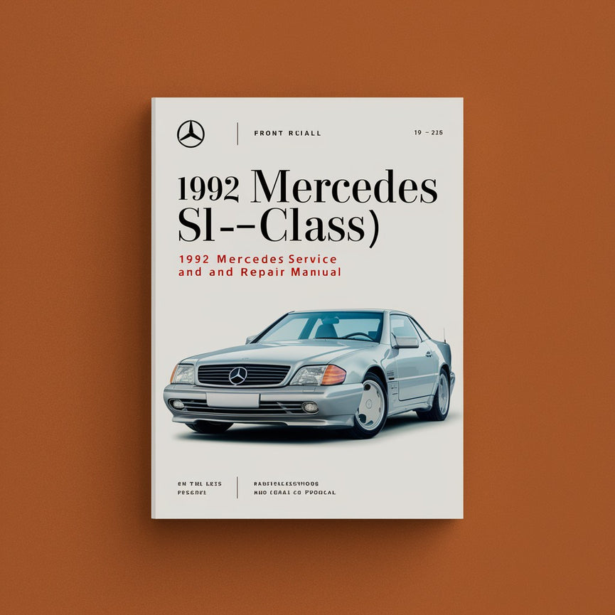 1992 Mercedes SL-Klasse (R129) Wartungs- und Reparaturhandbuch