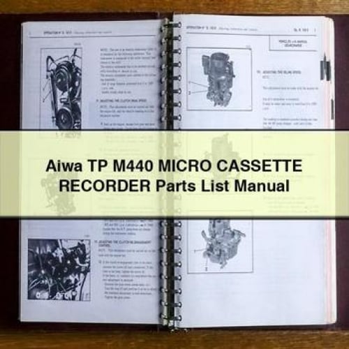 Aiwa TP M440 MICRO CASSETTE RECORDER Parts List Manual PDF Download