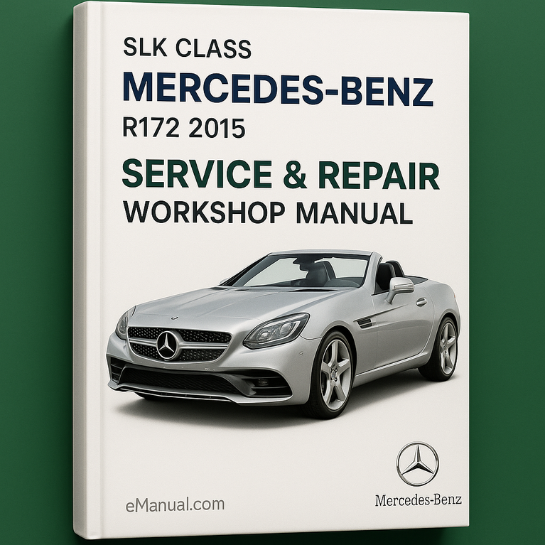 Manual de taller y reparación del Mercedes Benz SLK Class R172 2015