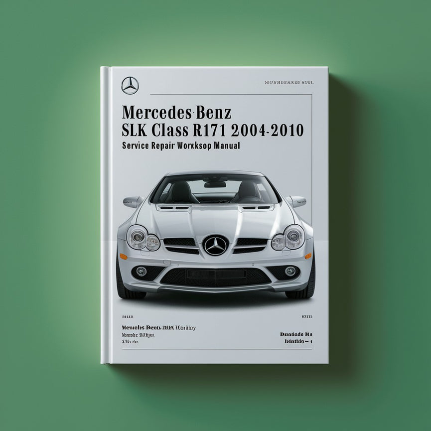 Manual de taller y reparación del Mercedes Benz SLK Class R171 2004-2010