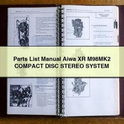 Parts List Manual Aiwa XR M98MK2 Compact DISC Stereo System PDF Download