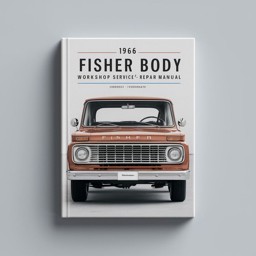 1966 Fisher BODY Werkstatt Service-/Reparaturhandbuch