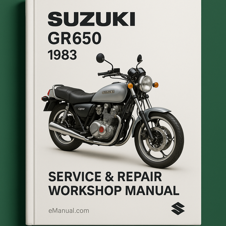 Suzuki GR650 GR 650 1983 83 Service Repair Workshop Manual