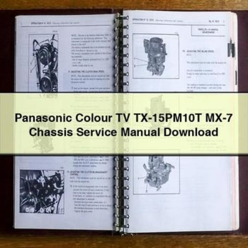 Panasonic Colour TV TX-15PM10T MX-7 Chassis Service Manual Download PDF