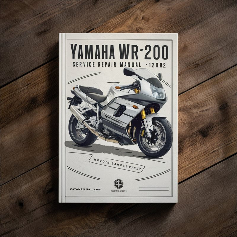 1992 Yamaha WR Models WR200 Service Repair Workshop Manual PDF