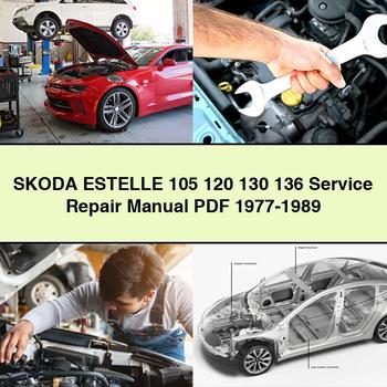 Manual de servicio y reparación del SKODA ESTELLE 105 120 130 136 1977-1989