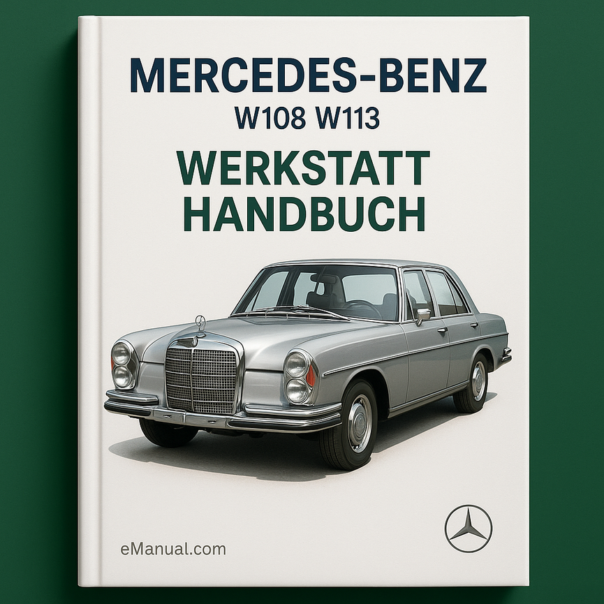 Mercedes Benz W108 W113 Werkstatt Handbuch