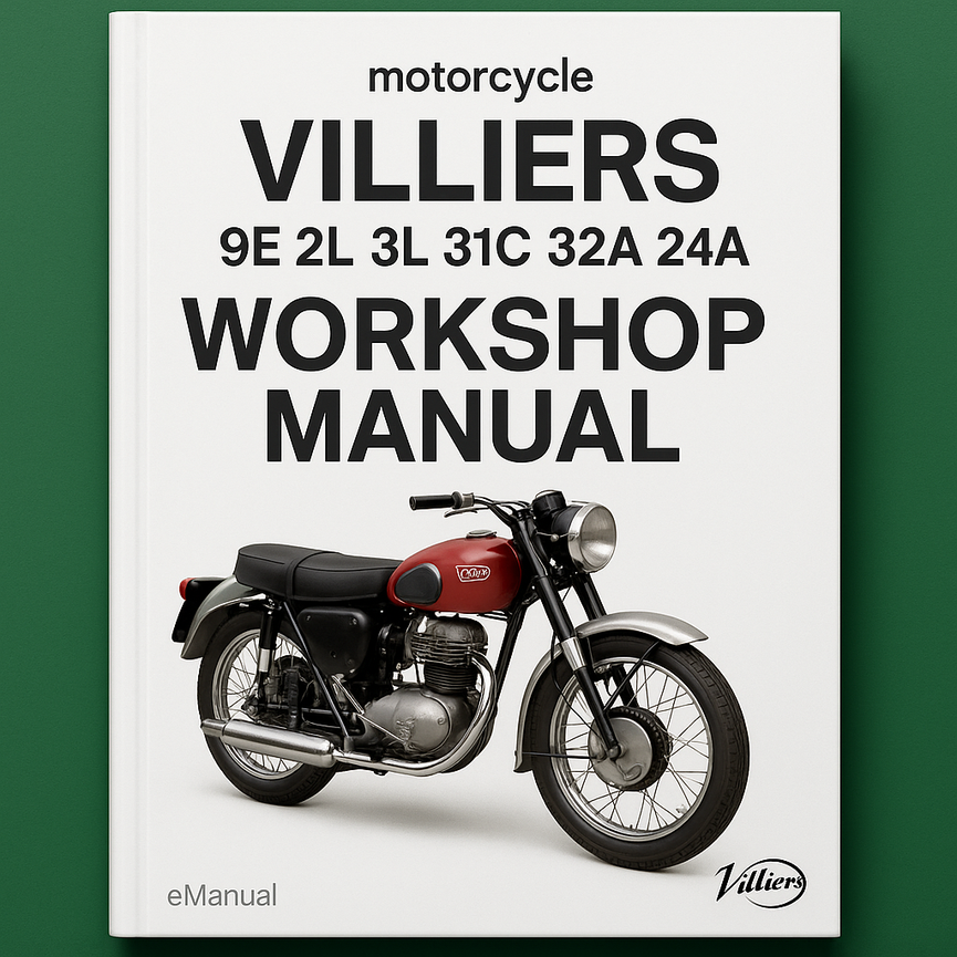 Villiers Workshop Manual 9E 2L 3L 31C 32A 24A