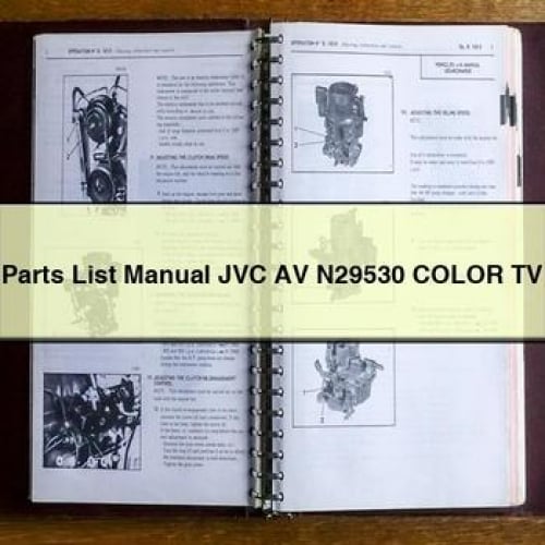 Parts List Manual JVC AV N29530 Color TV PDF Download