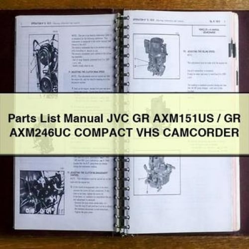 Parts List Manual JVC GR AXM151US / GR AXM246UC Compact VHS CAMCORDER PDF Download