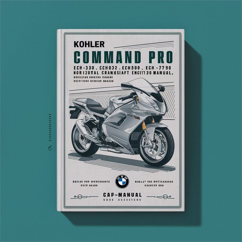 Kohler Command Pro EFI Models ECH630 ECH749 Horizontal Crankshaft Engine Service Repair Workshop Manual PDF