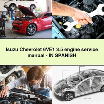 Isuzu Chevrolet 6VE1 3.5 Motor Service-Reparaturhandbuch - AUF SPANISCH