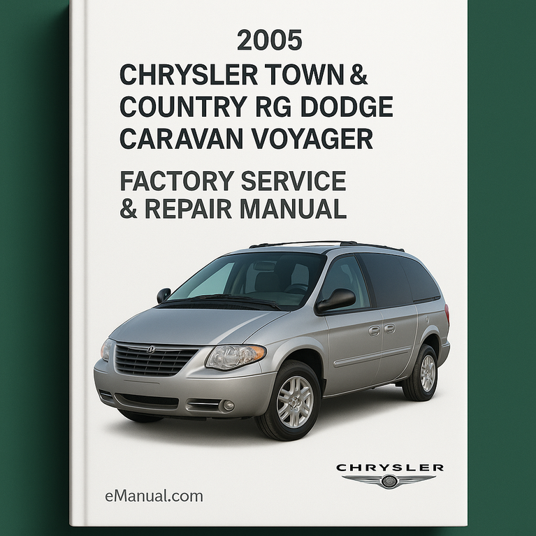 2005 Chrysler Town and Country RG Dodge Caravan Voyager Factory Service Repair Manual