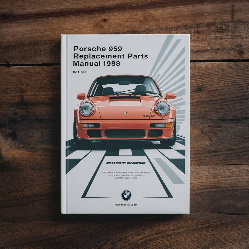 Manual de piezas de repuesto del PORSCHE 959 1987-1988