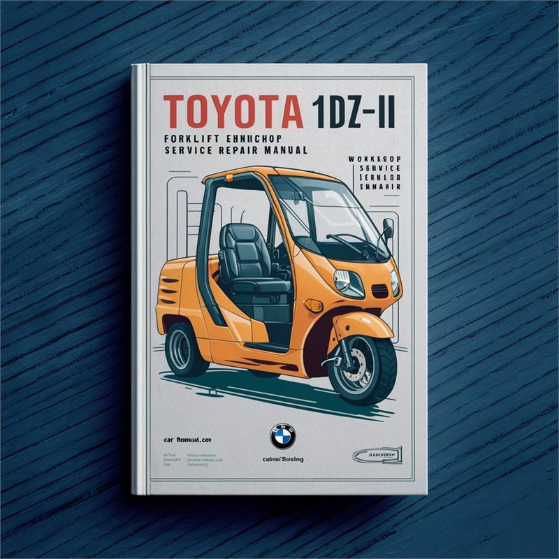 Toyota 1DZ-II Forklift Engine Service Repair Workshop Manual PDF