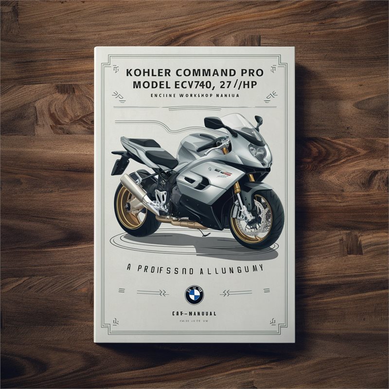 Kohler Command Pro EFI Models Model ECV740 27HP Engine Service Repair Workshop Manual PDF