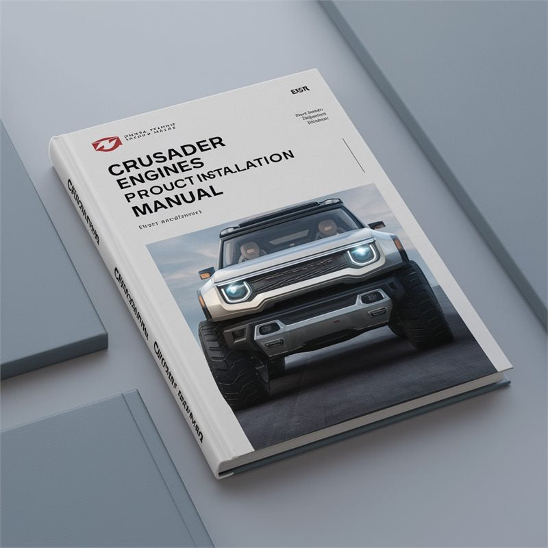 Crusader Engines Product Installation Service Repair Workshop Manual PDF