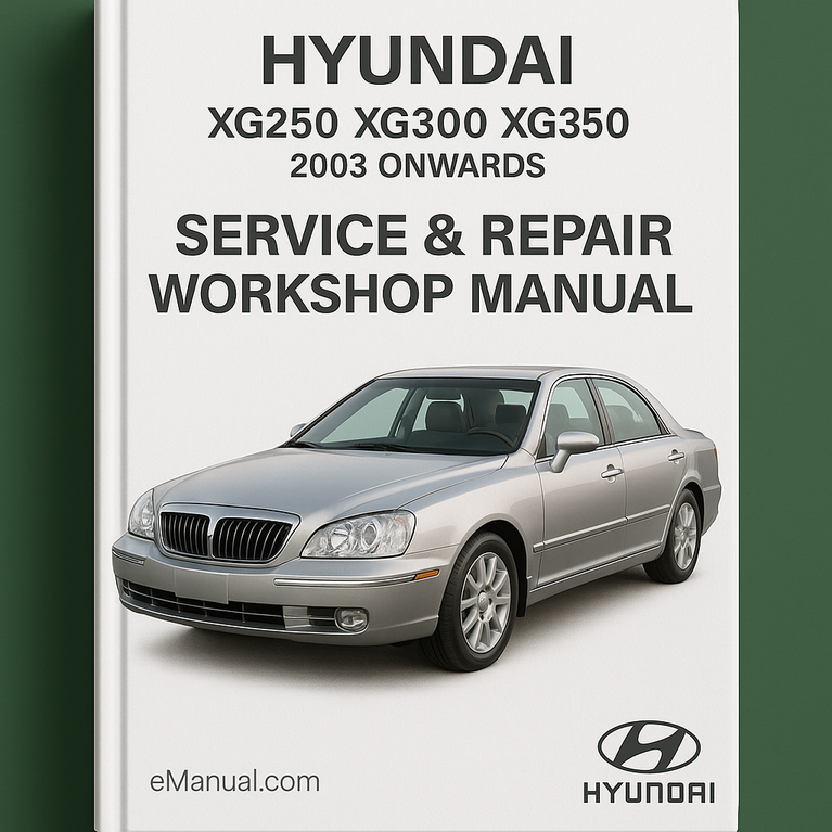 Hyundai XG250 XG300 XG350 Service- und Reparaturhandbuch ab 2003