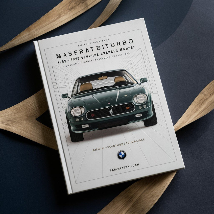 Manual de reparación y servicio de taller de fábrica MASERATI BITURBO 1987-1992