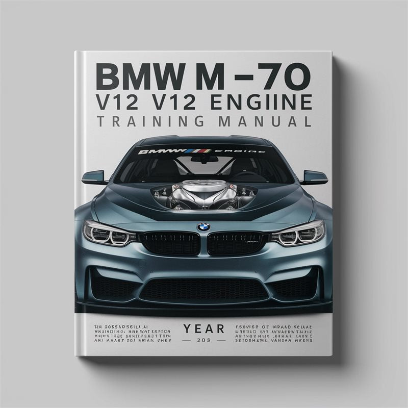 BMW 1 Series M-70 V12 Engine Training - Unique Publication Service Repair Workshop Manual PDF