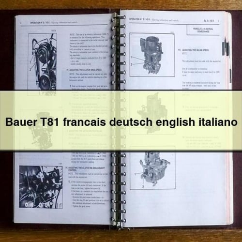 Bauer T81 francais deutsch english italiano