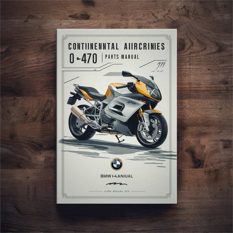 Continental O 470 Series Aircraft Engines O-470 IO-470 Parts Catalog PDF
