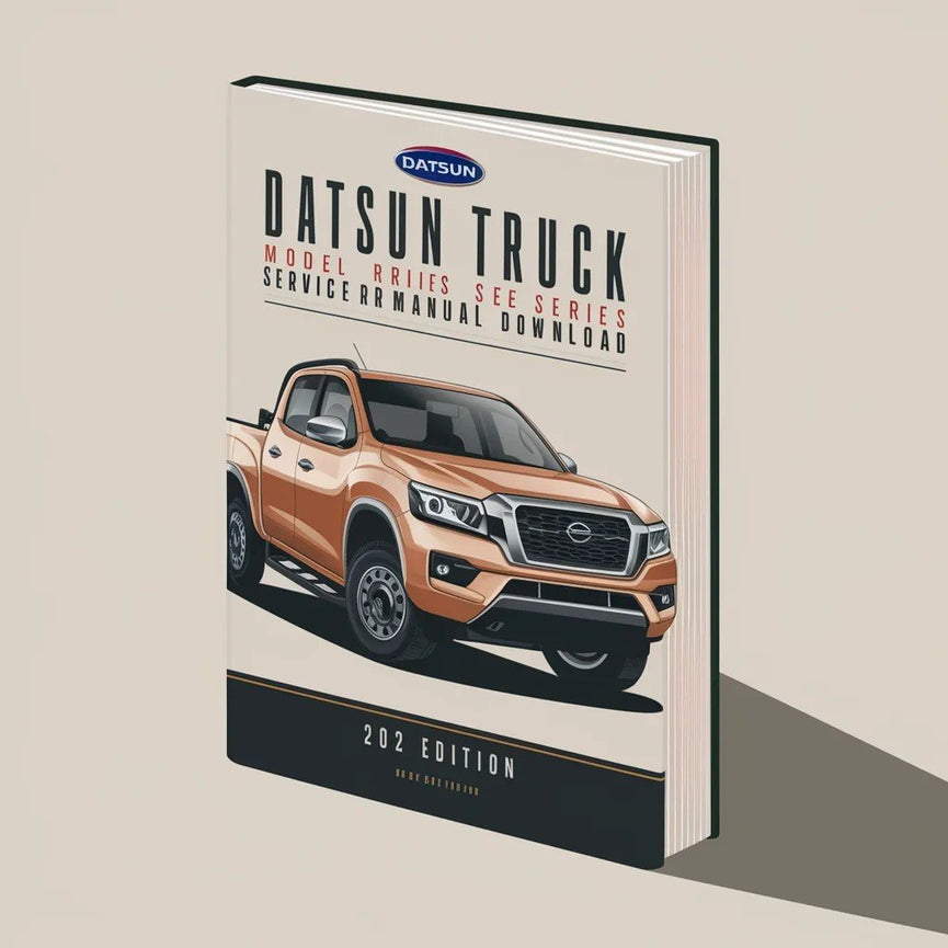 Manual de servicio y reparación del camión DATSUN modelo serie 320