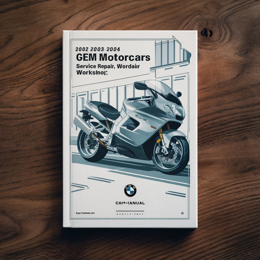 2002 2003 2004 GEM Global Electric Motorcars Service Repair Workshop Manual