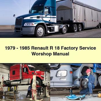 1979-1985 Renault R 18 Factory Service Worshop Manual