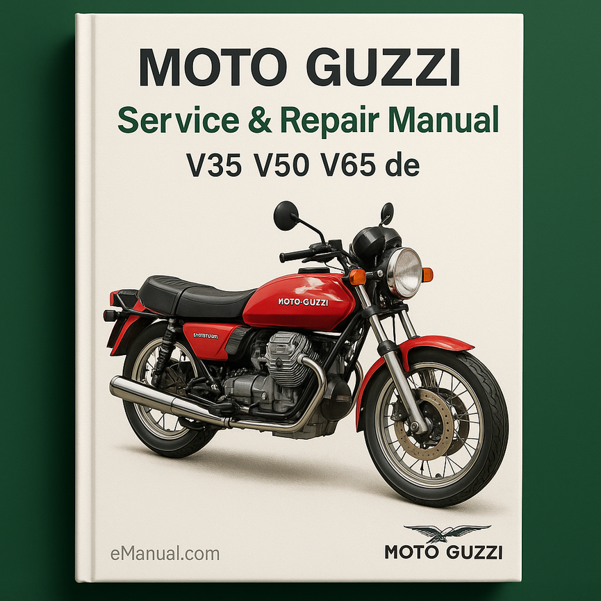 MOTO GUZZI Service Repair Manual v35 v50 v65 de