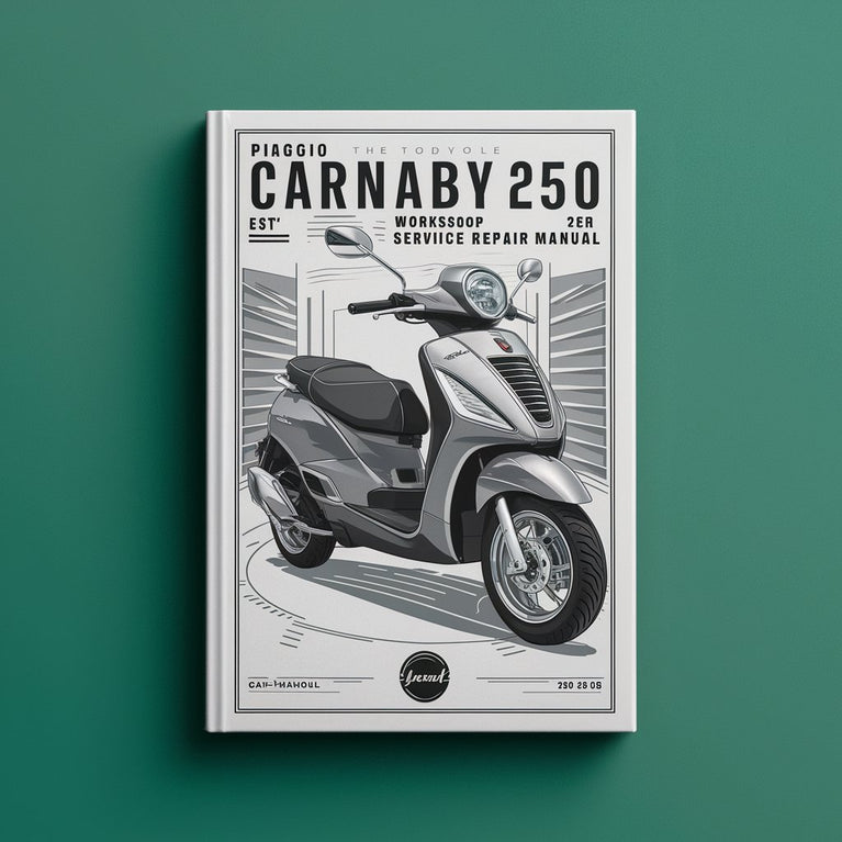 Manual de reparación y servicio del taller Piaggio Carnaby 250 ie