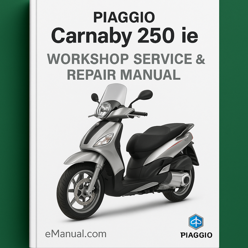 Piaggio Carnaby 250 ie Workshop Service Repair Manual