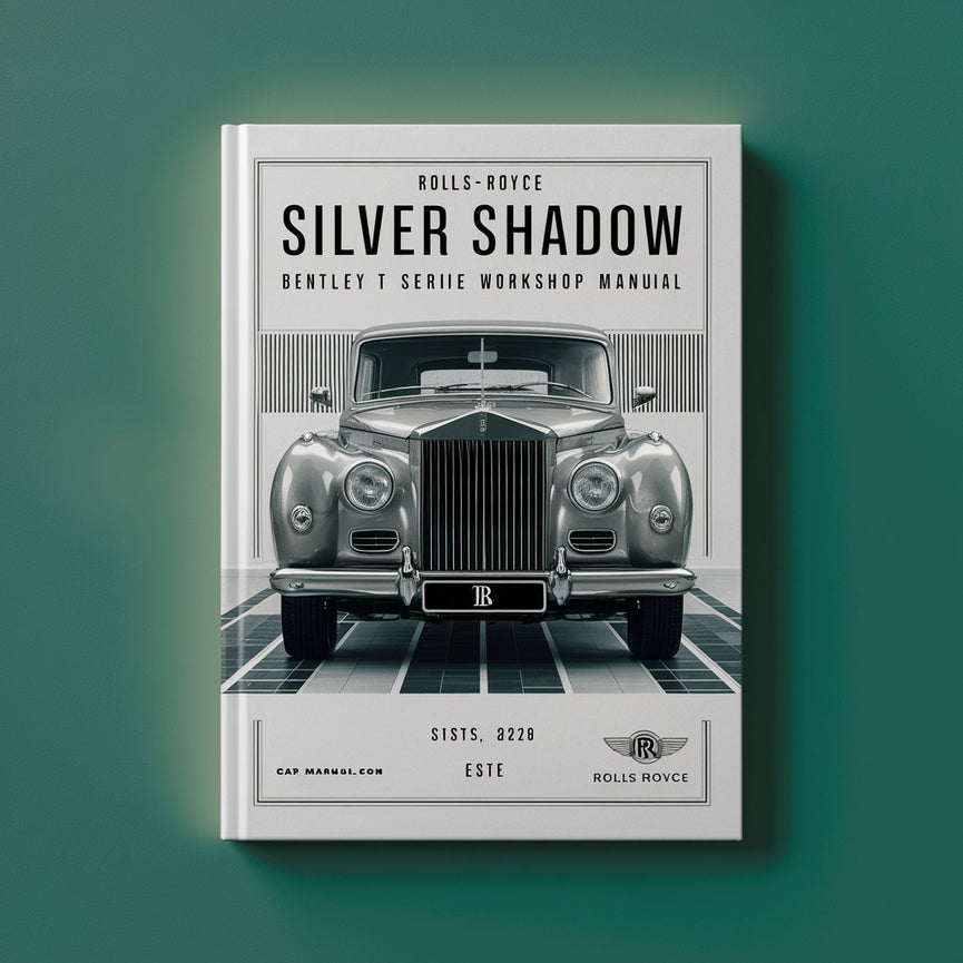 Manual de taller del motor Bentley T Series del Rolls-Royce Silver Shadow