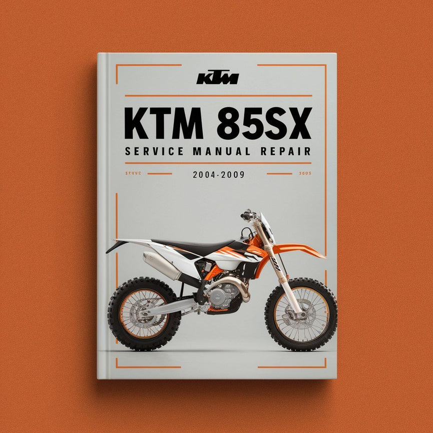 Manual de servicio y reparación de KTM 85sx/105sx 2004-2009 85 105 sx