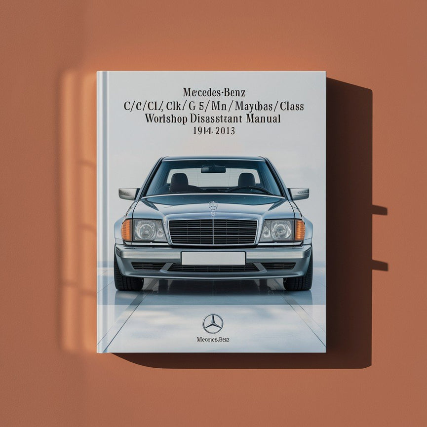 Werkstatthandbuch für die Demontage der Mercedes-Benz C-/CL-/CLK-/G-/E-/M-/Maybach-/S-/SL-Klasse, 1994–2013 (678 MB, plattformübergreifendes, hochdetailliertes Video-Tutorial)