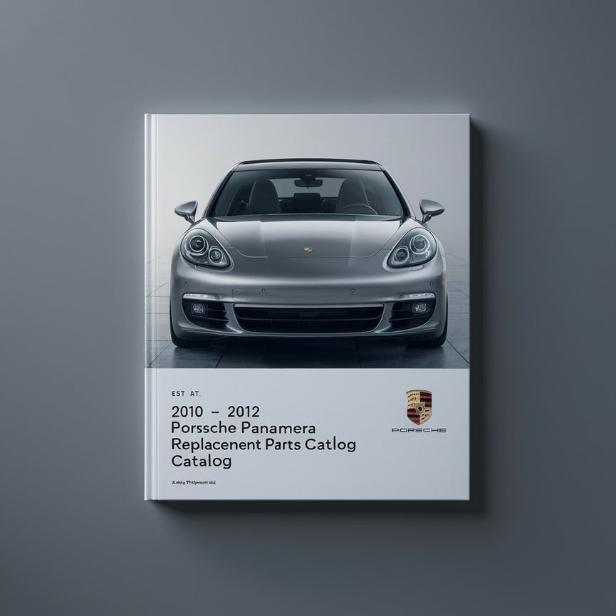 2010-2012 PORSCHE PANAMERA Replacement Parts CatalogUE