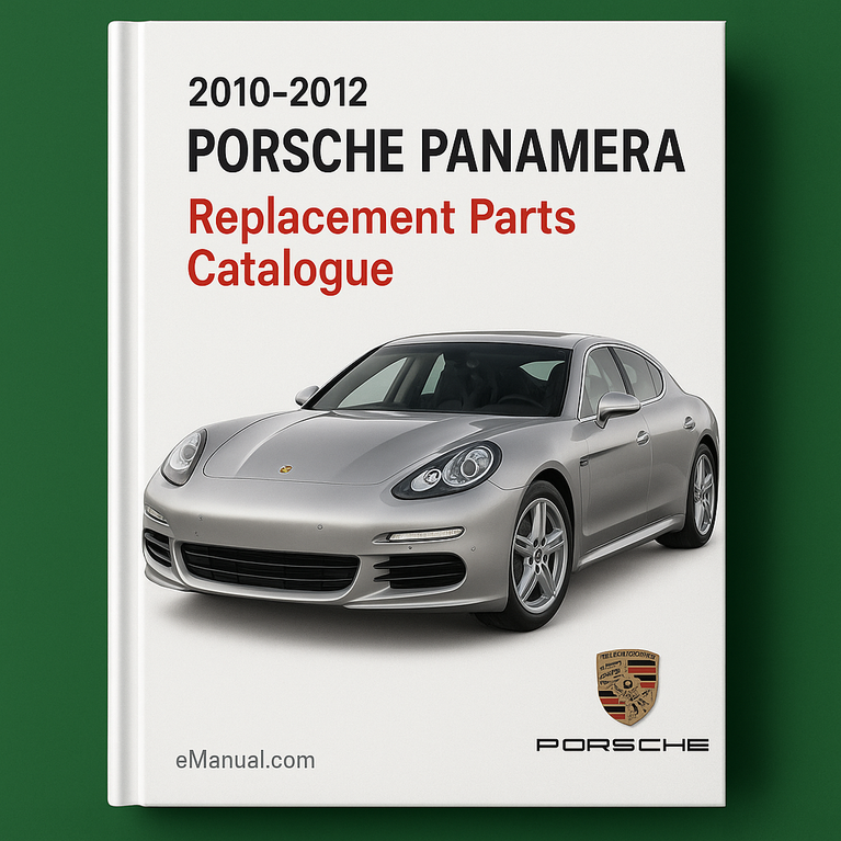 2010-2012 PORSCHE PANAMERA Ersatzteilkatalog
