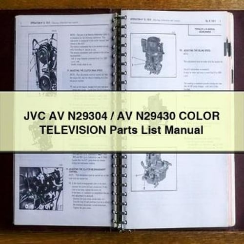 JVC AV N29304 / AV N29430 Color TELEVISION Parts List Manual PDF Download