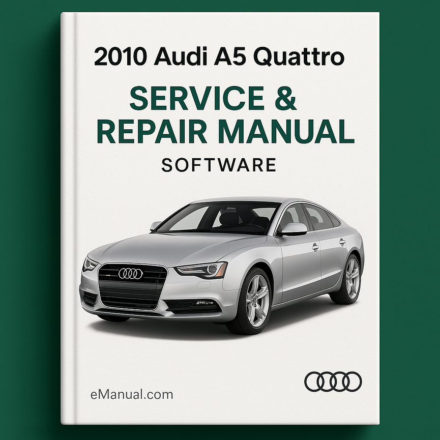 Manual de servicio y reparación del Audi A5 Quattro 2010