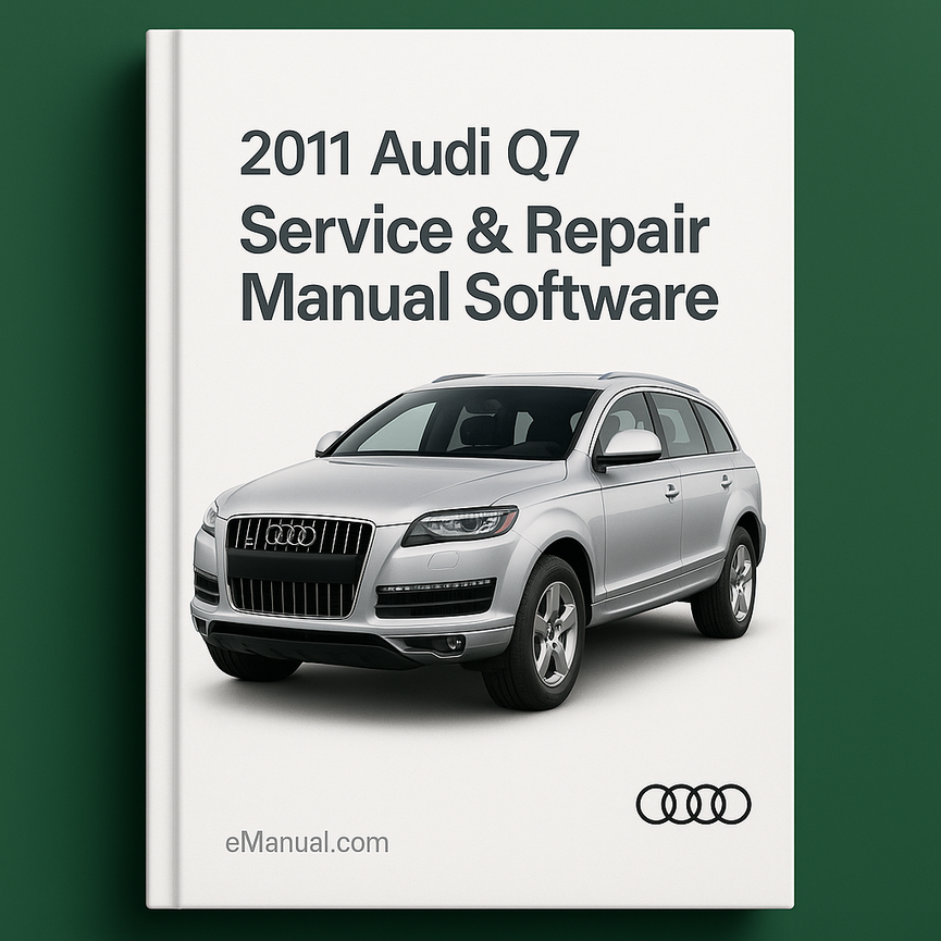 2011 Audi Q7 Service & Repair Manual Software