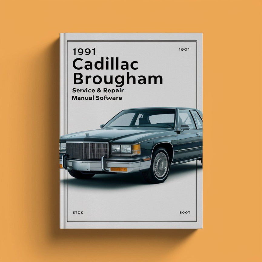 Manual de servicio y reparación de Cadillac Brougham 1991