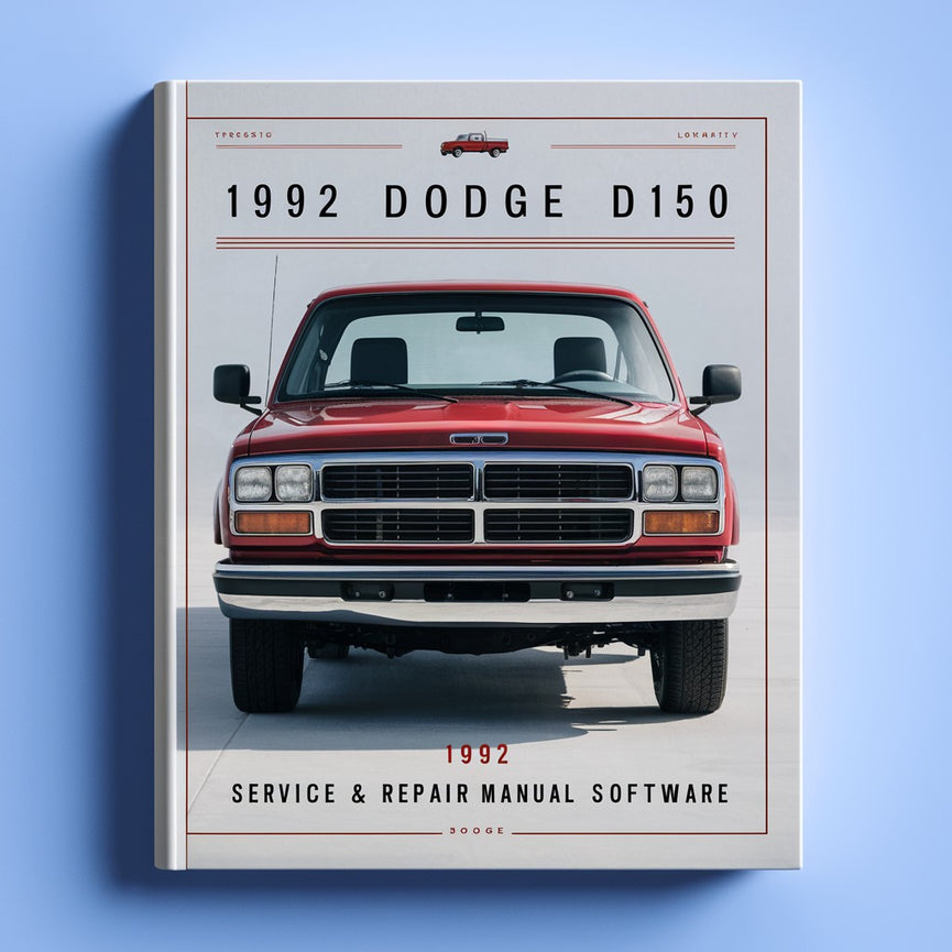 1992 Dodge D150 Service- und Reparaturhandbuch-Software