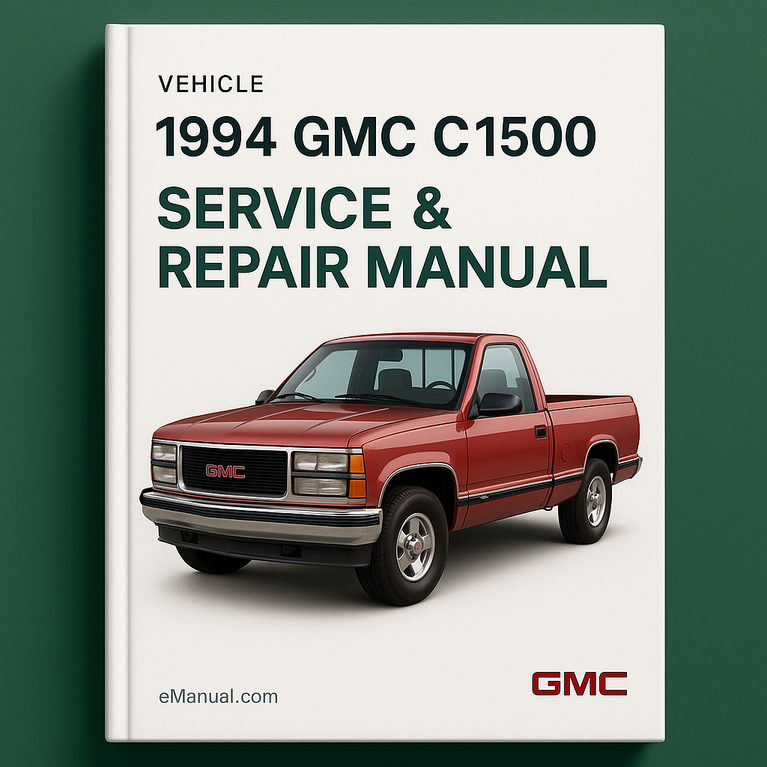 1994 GMC C1500 Service & Repair Manual Software