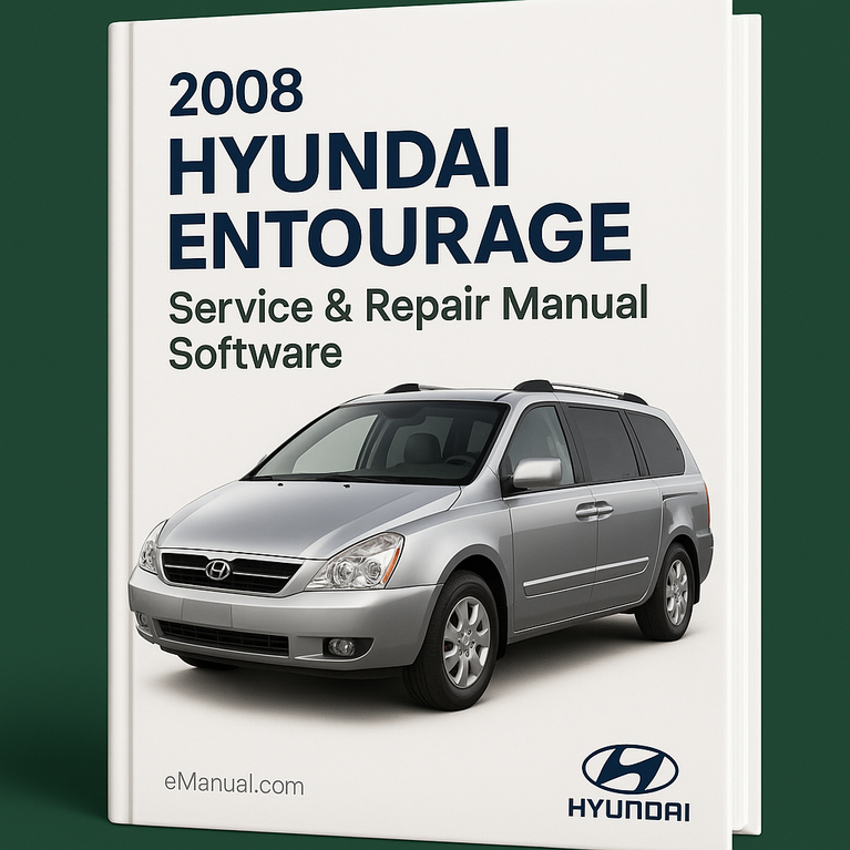 2008 Hyundai Entourage Service & Repair Manual Software