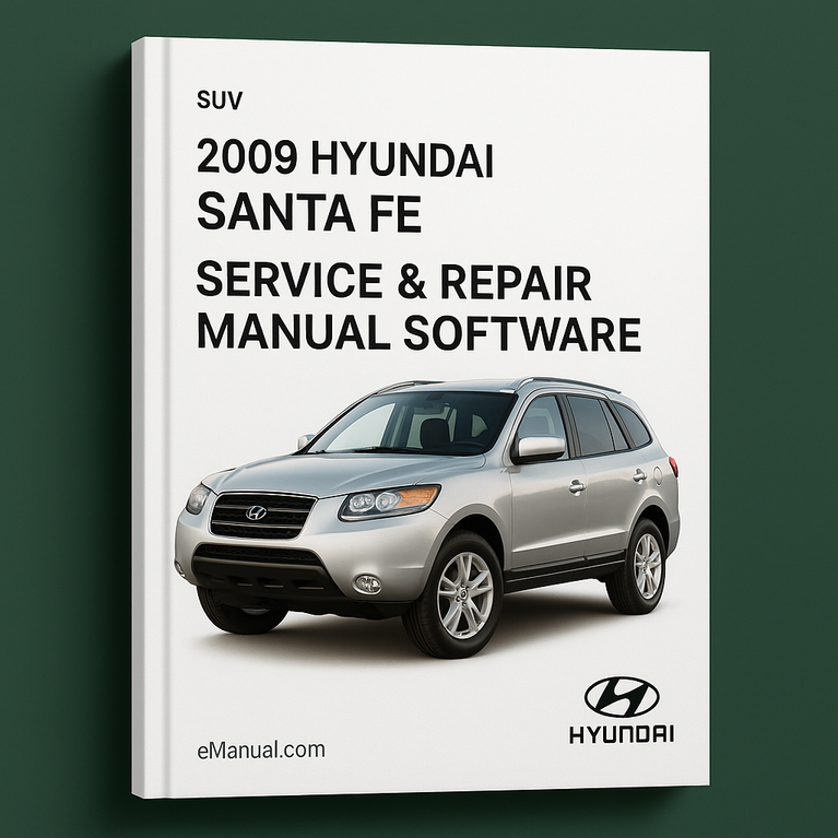 2009 Hyundai Santa FE Service- und Reparaturhandbuch-Software