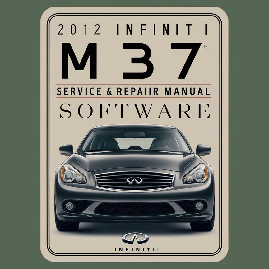 2012 Infiniti M37 Service- und Reparaturhandbuch-Software