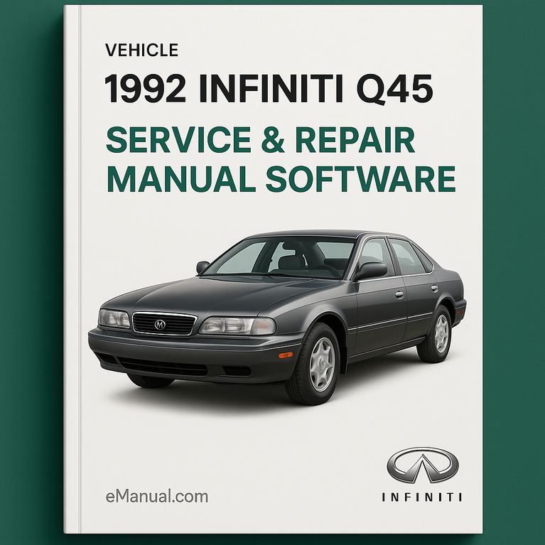 1992 Infiniti Q45 Service & Repair Manual Software