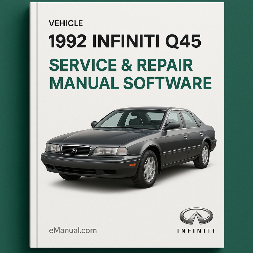 1992 Infiniti Q45 Service & Repair Manual Software