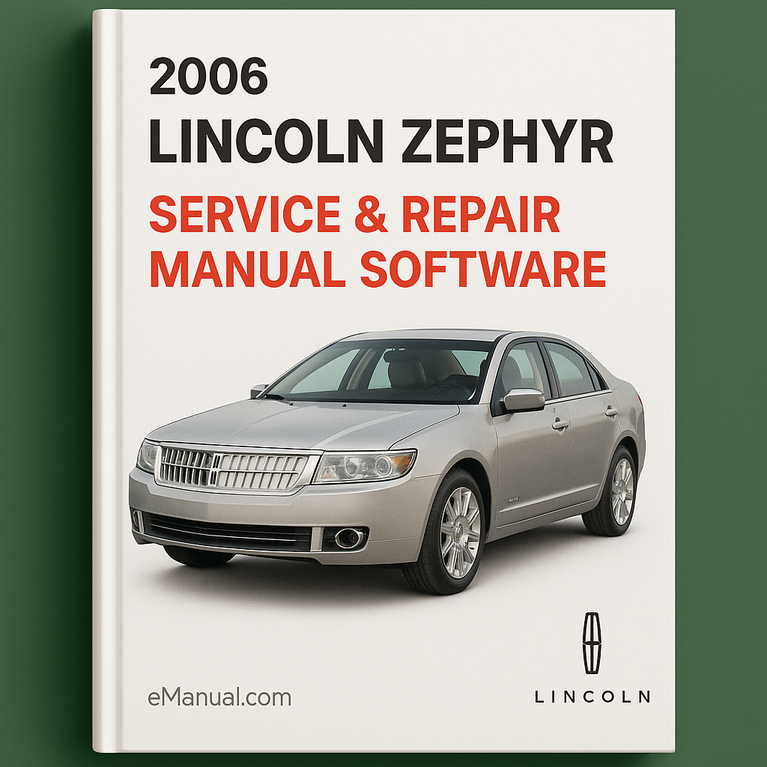 2006 Lincoln Zephyr Service- und Reparaturhandbuch-Software
